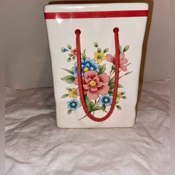 3/55$ Vintage Japan 1986 ceramic‎ rectangular Flower Vase - Picture 14 of 14